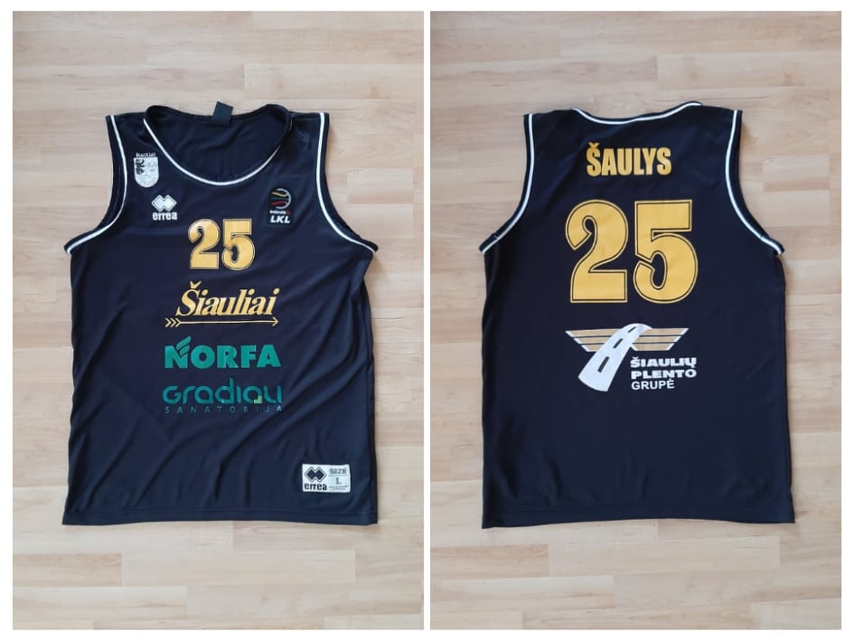 BC Šiauliai. Marškinėliai - Evaldas Šaulys (2017-18, LKL)